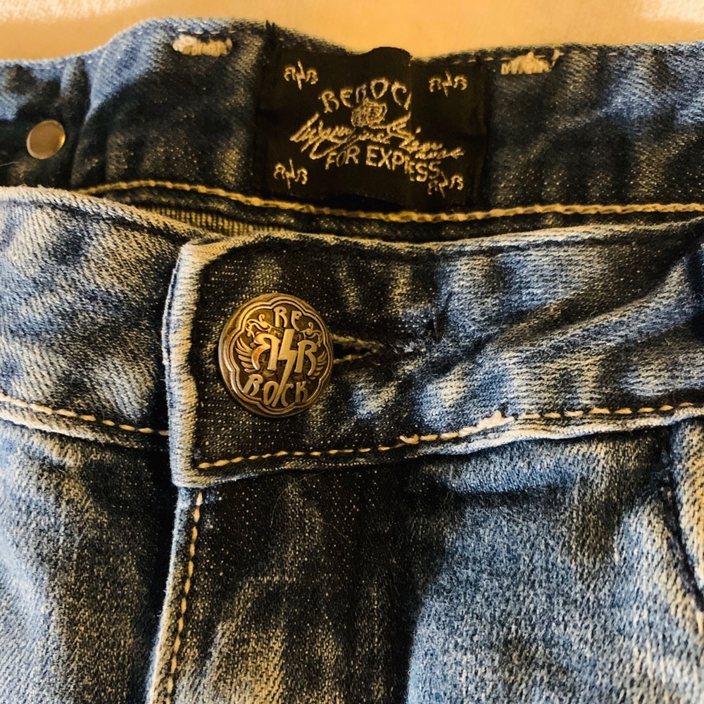 π SEXY FANCY REROCK BOOTY SHORTS ACID WASH β 2 - Picture 3 of 12